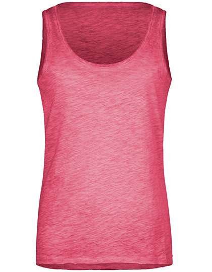 James&Nicholson Slub-Top im Vintage-Look für Damen
