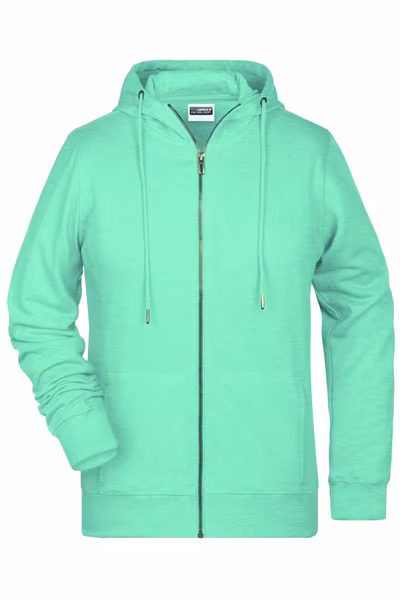 James&Nicholson Ladies' Zip-Hoody Red XS (JN8025)