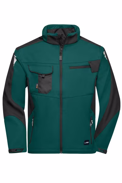 James&Nicholson Workwear Softshell Jacket -STRONG- CORDURA