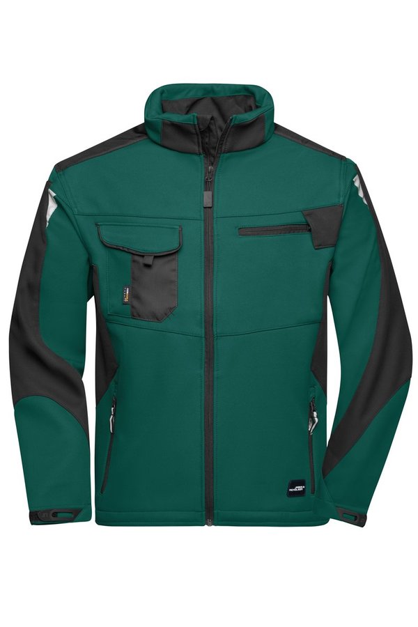 James&Nicholson Workwear Softshell Jacke -STRONG- CORDURA