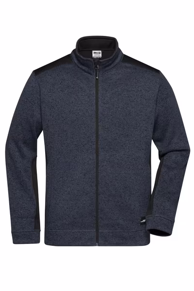James&Nicholson Knitted Workwear Fleecejacke "STRONG