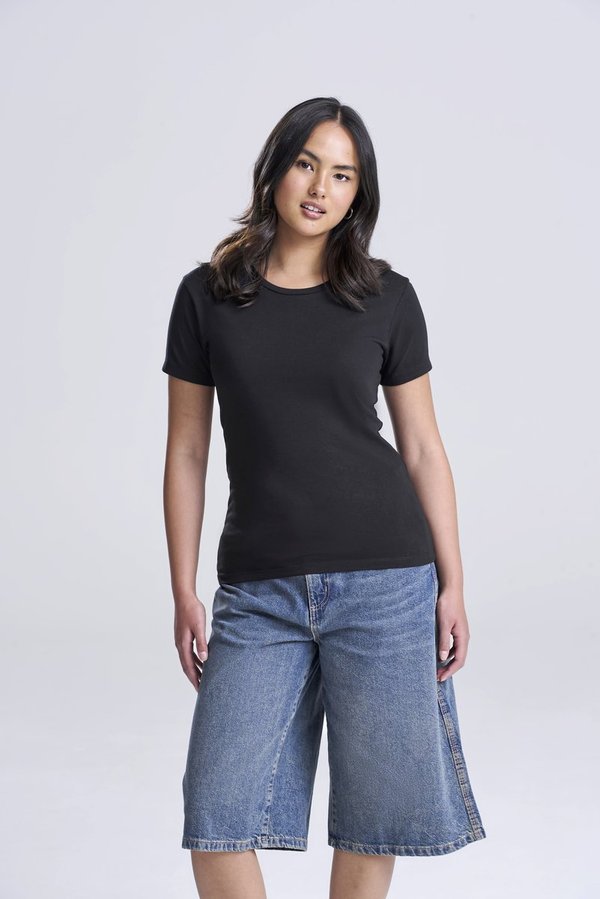 Just T's Tri-Blend T-Shirt Standard-Passform für Damen