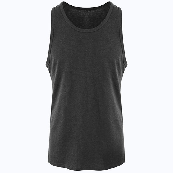 Just T's Tri-Blend Ärmelloses T-Shirt U-Ausschnitt
