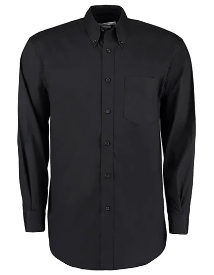 Kustom Kit Camicia Oxford a Maniche Lunghe Classic Fit da Uomo