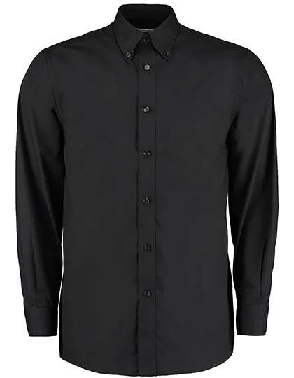 Kustom Kit Camicia Business Classica a Maniche Lunghe Cotone-Poliestere