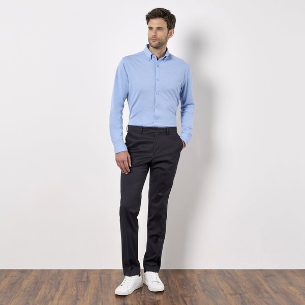 Kustom Kit Tailliertes Langarm-Polo mit Superwash® Technik
