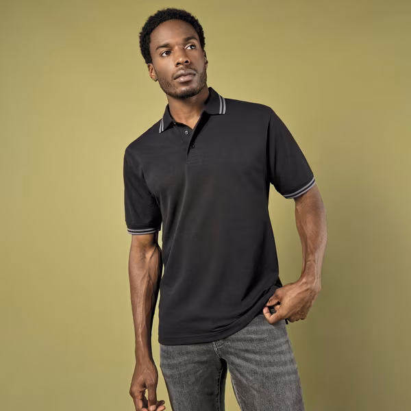 Classic Fit Tipped Collar Polo