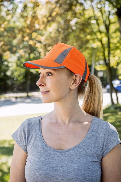 Korntex Casquette haute visibilité avec éléments réfléchissants