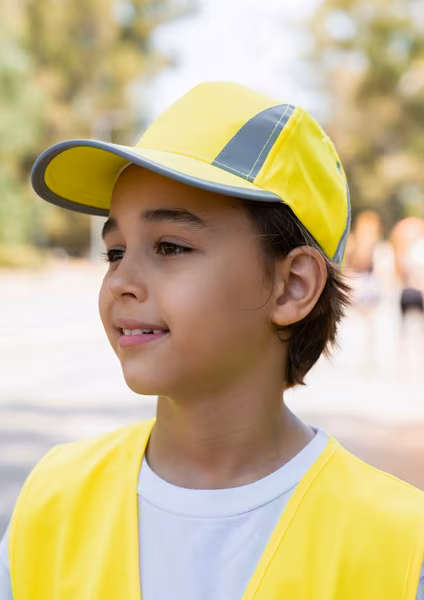 Korntex Casquette haute visibilité "Nice" orange signal pour enfant