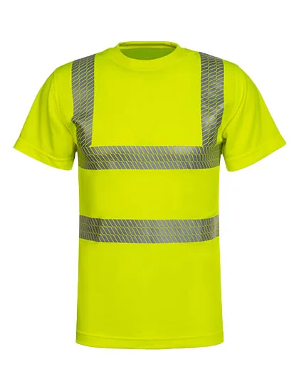 Korntex Hi-Vis T-Shirt with Segmented Reflective Stripes