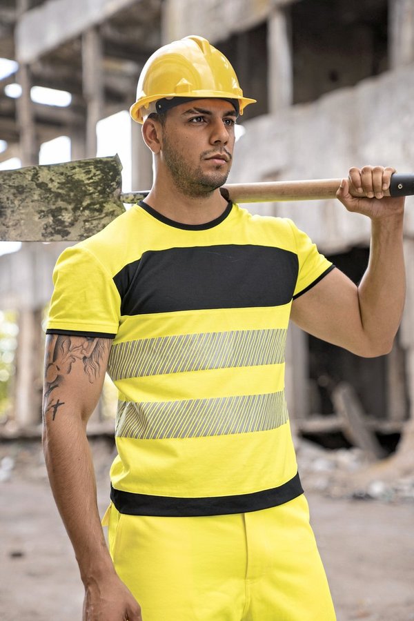 Korntex Hi-Vis T-Shirt mit Druckfläche