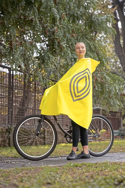 Korntex Poncho de pluie Super Premium Rotterdam avec fenêtre transparente