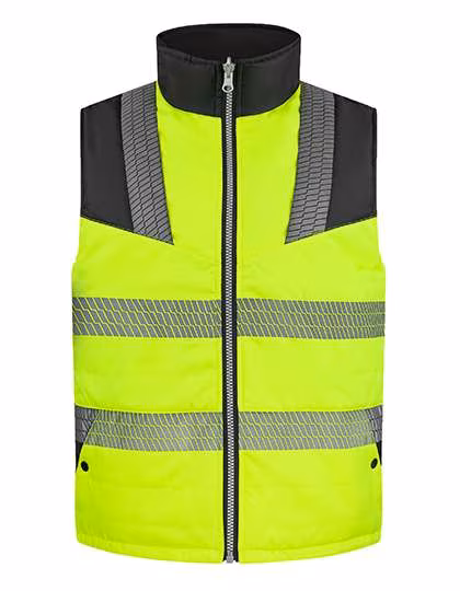 Korntex Hi-Vis Wendbarer Softshell Bodywarmer Elbrus