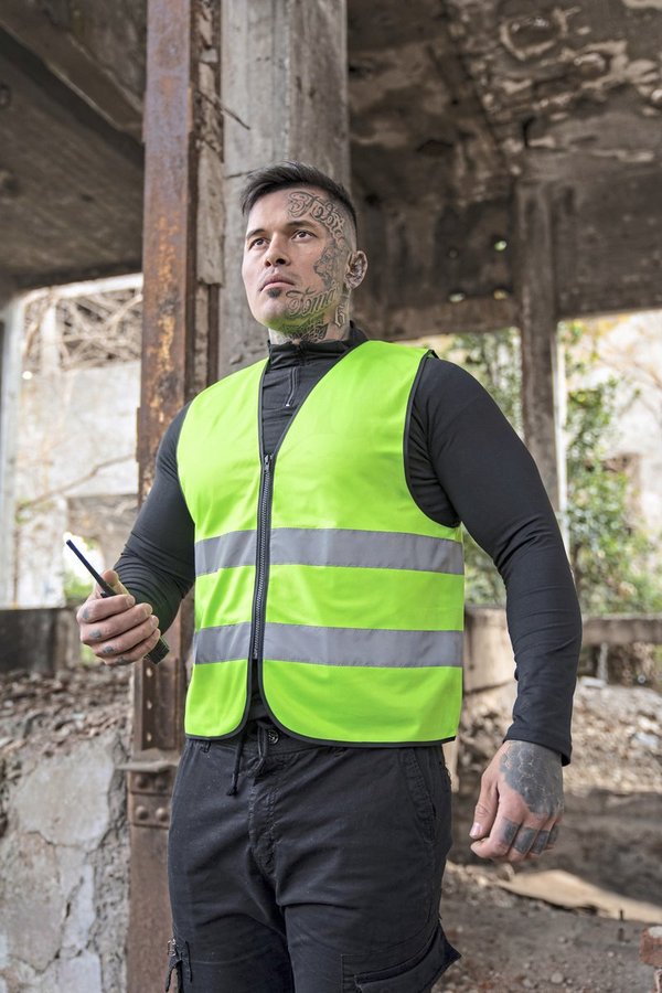 Hi-Vis Warnweste Cologne mit Reißverschluss