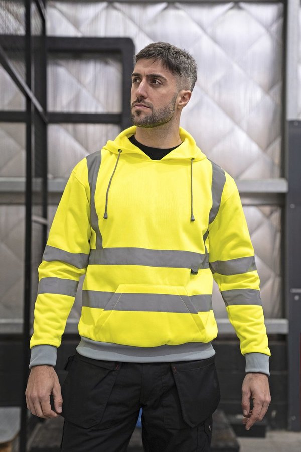 Korntex Hi-Vis Hoody mit Reflektionsstreifen