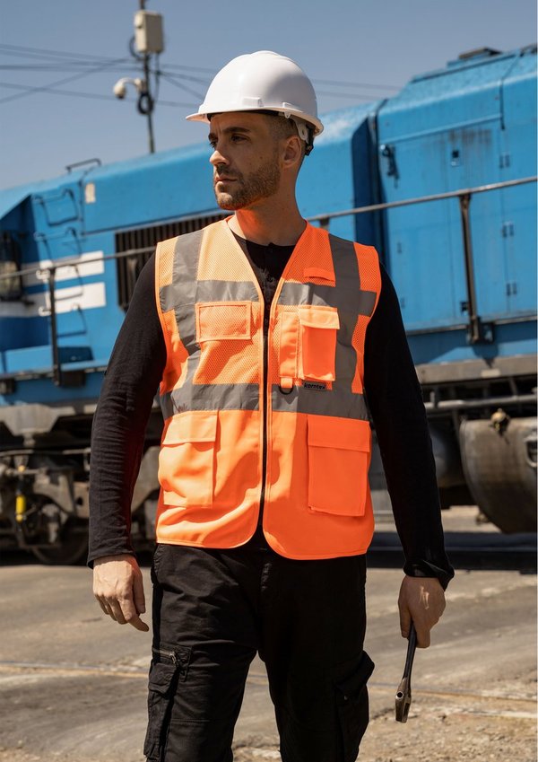 Korntex Multifunktionale Hi-Vis-Meshweste Athens