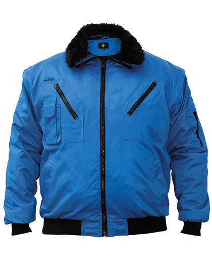 Korntex Robust 4-in-1 Workwear Pilot Jacket Oslo Blue S (KX809)
