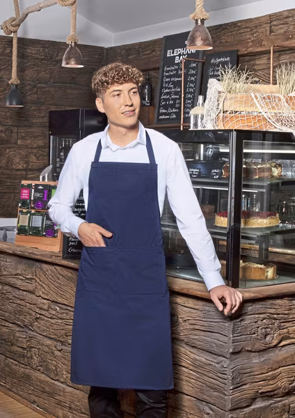 Karlowsky Bib Apron Denmark made of Hard-Wearing Twill Fabric