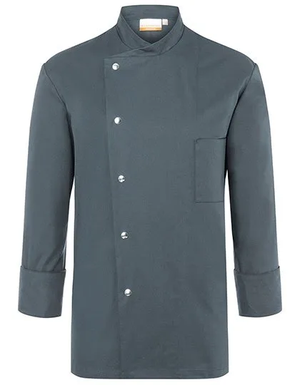 Karlowsky Kochjacke Lars Anthracite (ca. Pantone 7540C) 44 (KY036)