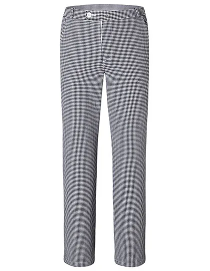 Karlowsky Pantaloni da Cuoco Basic con Design Pied-de-Poule Cotone