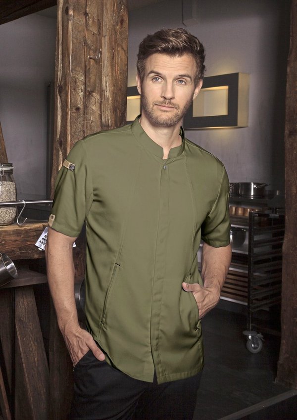 Karlowsky Kurzarm Kochjacke Green-Generation aus Recyclingmaterial