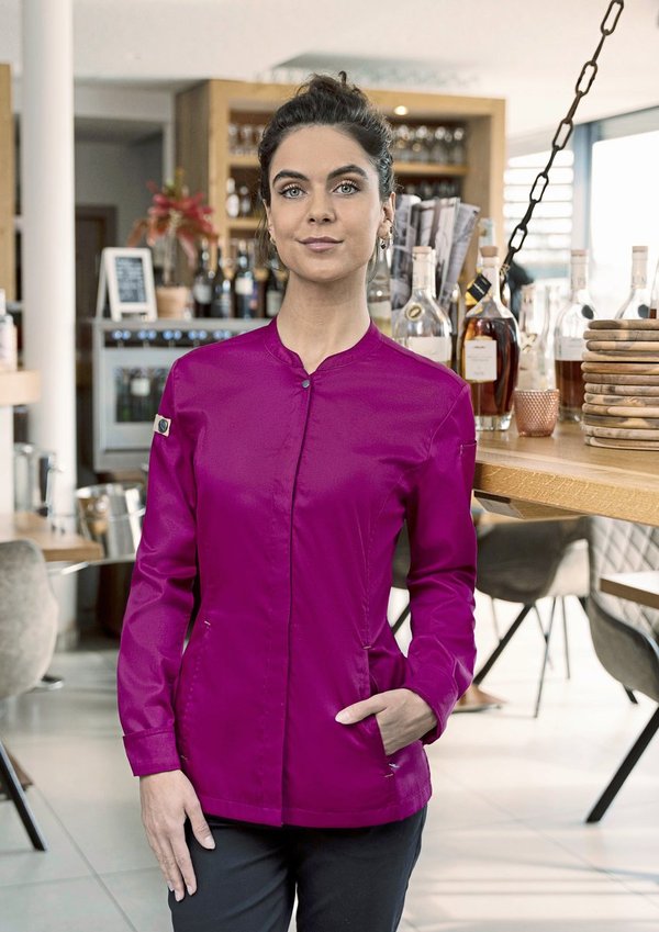 Karlowsky Damenkochjacke Green-Generation, taillierter Schnitt