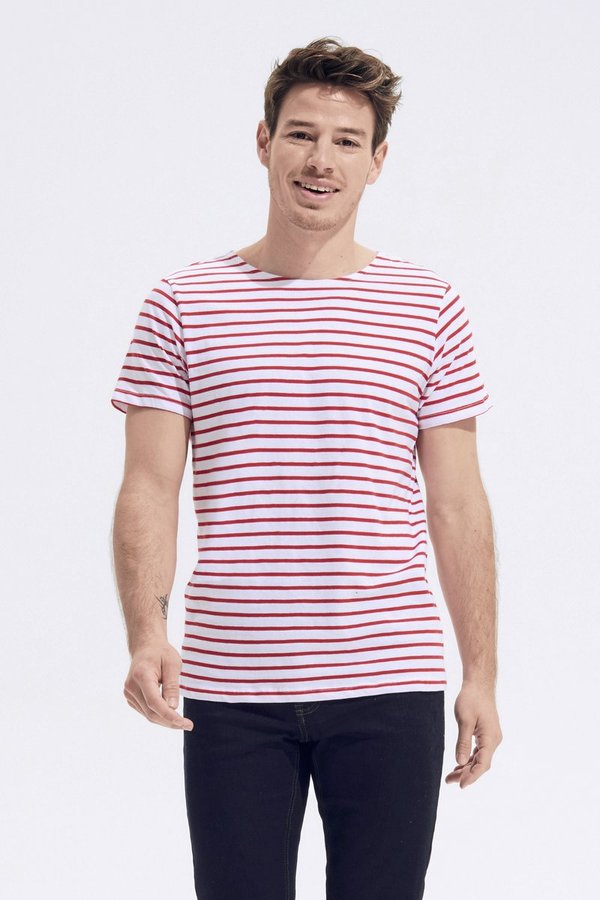 SOL´S Gestreiftes Rundhals T-Shirt "Miles