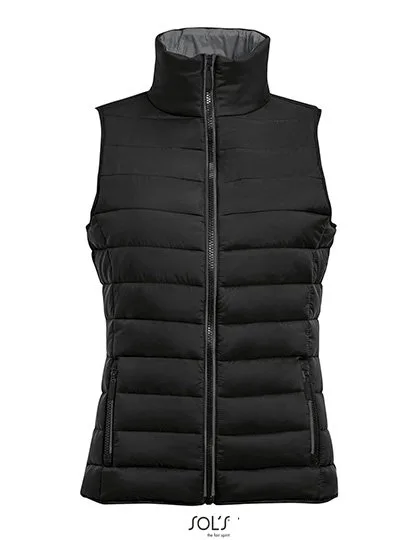 SOL´S Women´s Lightweight Bodywarmer Wave Black S (L01437)