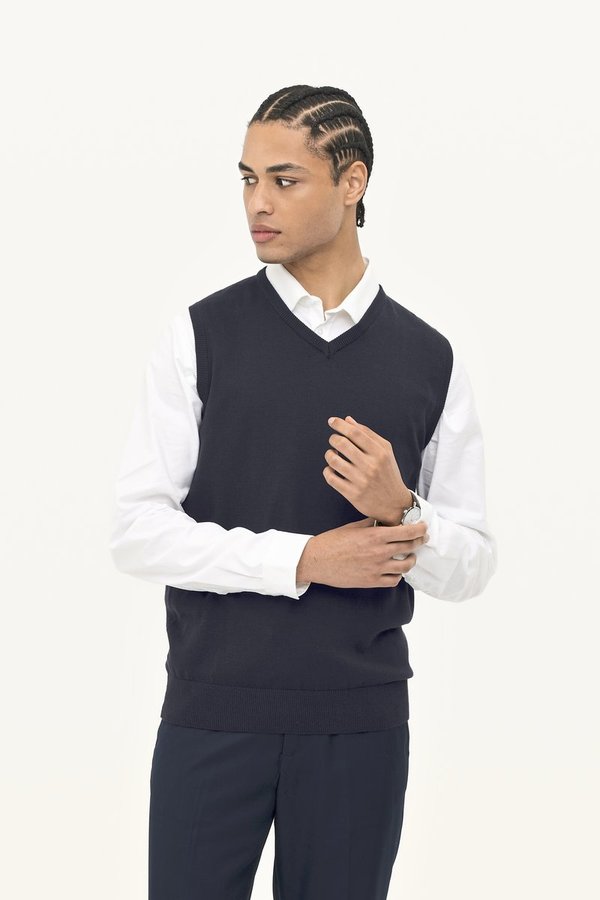 Unisex Sleeveless Sweater Gentlemen
