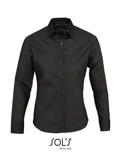 SOL'S Body-Hugging Long-Sleeve Shirt Slim-Fit Cotton