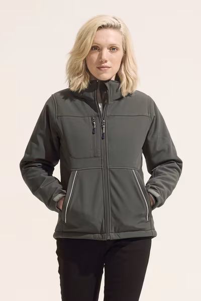 SOL´S Veste softshell avec capuche et poches pour femmes
