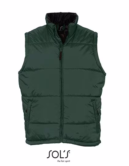 SOL´S Wasserabweisender Bodywarmer mit Taschen, Forest Green S, L868