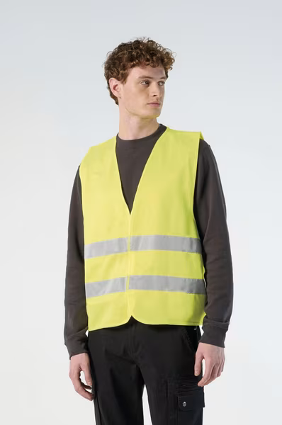 SOL'S Gilet di sicurezza arancione neon con riflettori