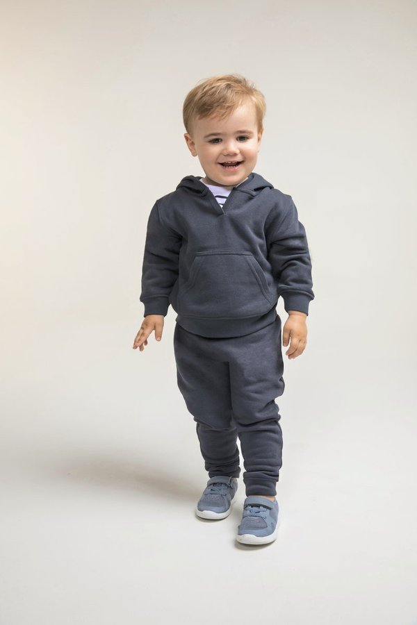 Larkwood Kapuzen-Sweatshirt mit Knopfleiste für Kinder