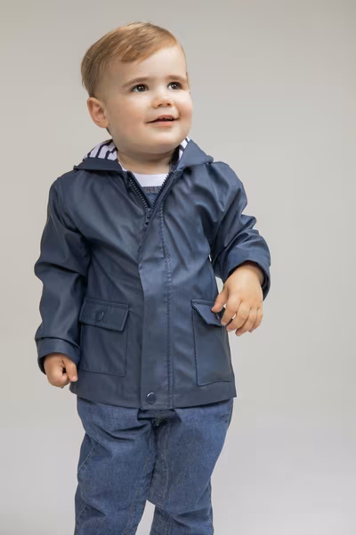 Larkwood Wasserabweisende Kinder-Regenjacke mit Futter