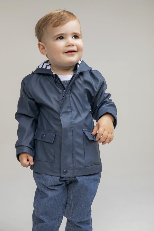 Larkwood Wasserabweisende Kinder-Regenjacke mit Futter