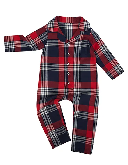 Larkwood Tartan Overall made of Flannel for Babies