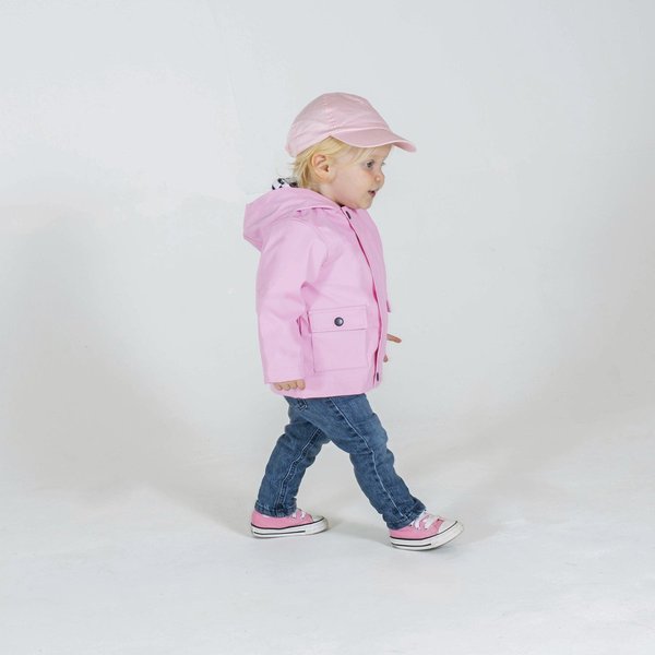 Larkwood Baby Cap aus Baumwoll-Twill mit Gummizug