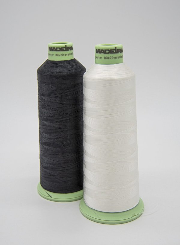 Madeira Polyneon Green Stickgarnspule 100% Recycling