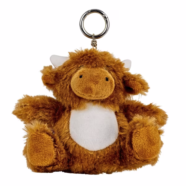Highland Cow Key Ring