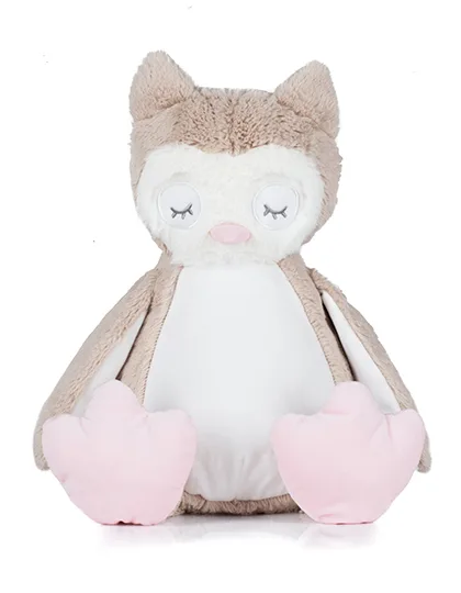Gufetto Peluche con Zip e Imbottitura