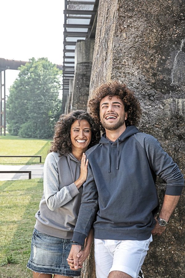 Miners Mate Baumwoll-Hoodie mit Raglanärmeln