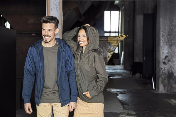 Miners mate Felpa con Cappuccio e Zip