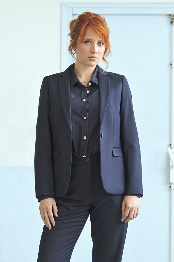 NEOBLU Blazer "Marius" aus Twill-Gewebe