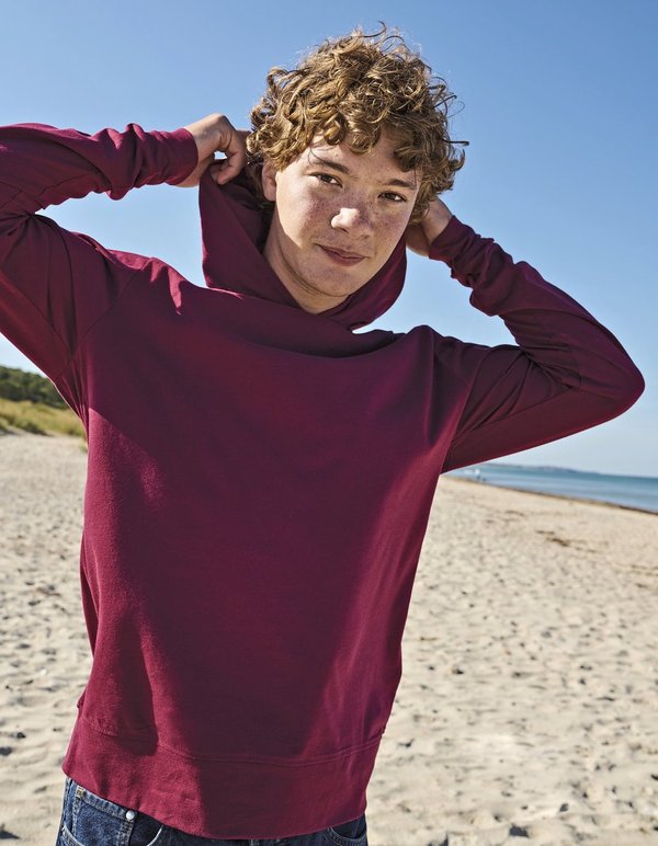 Neutral Jersey Hoodie aus Bio-Baumwolle mit Kapuze
