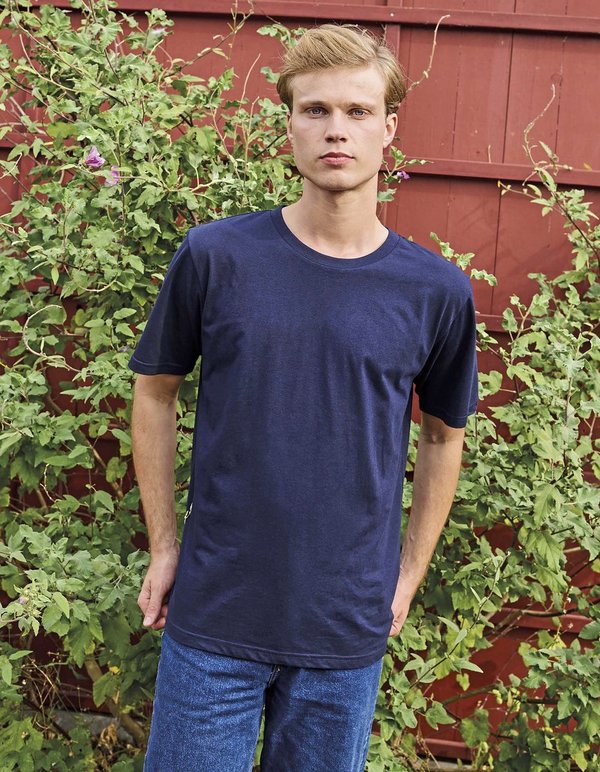 Neutral Bio-Baumwoll-T-Shirt mit recyceltem Polyester