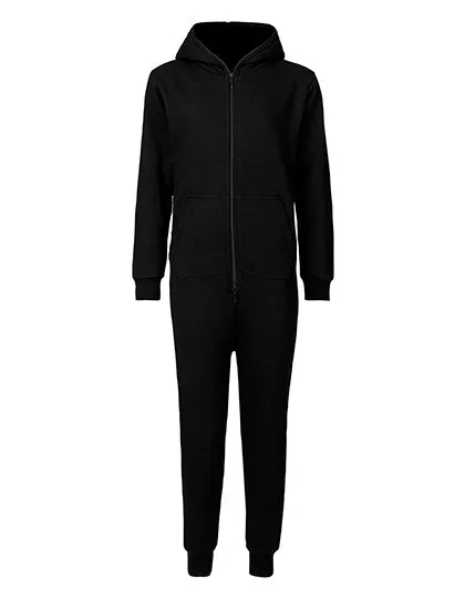 Neutral Organic Cotton Jumpsuit with Hood