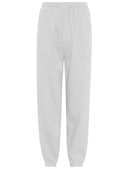 Neutral Fairtrade Sweatpants with Elastic Cuffs