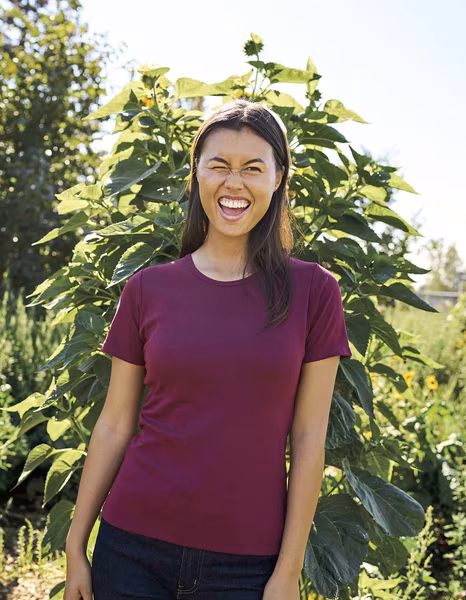 Neutral Interlock T-Shirt made of Organic Cotton for Women