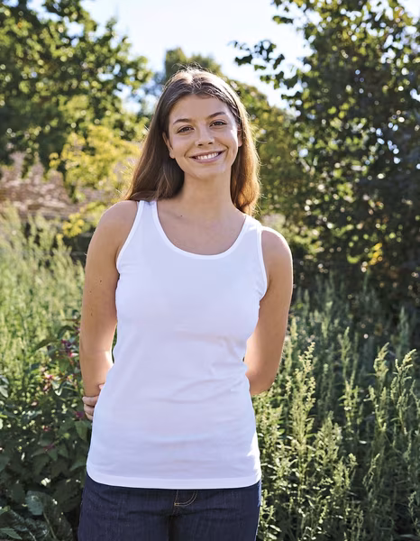 Neutral Tank Top in Cotone Biologico da Donna